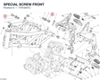 SPECIAL SCREW FRONT 77915841C diagram position