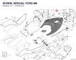 SCREW, SPECIAL TCPEI M6 77916131A diagram position