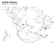 SCREW, SPECIAL 77916371A diagram position