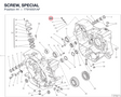 SCREW, SPECIAL 77916501AF diagram position