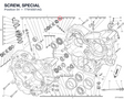 SCREW, SPECIAL 77916501AG diagram position