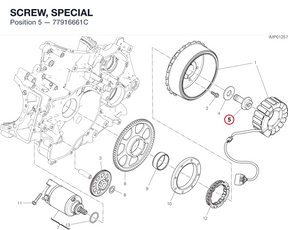 SCREW, SPECIAL 77916661C diagram position