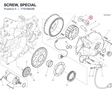 SCREW, SPECIAL 77916662B diagram position