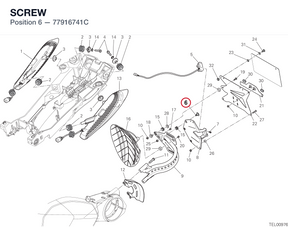 SCREW 77916741C diagram position