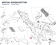 SPECIAL SCREW BOTTOM 77916773AA diagram position