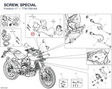 SCREW, SPECIAL 77917061AA diagram position