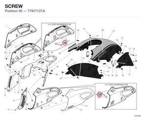 SCREW 77917121A diagram position