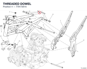 THREADED DOWEL 77917261A diagram position