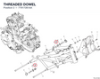 THREADED DOWEL 77917261AA diagram position