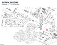 SCREW, SPECIAL 77917491AA diagram position
