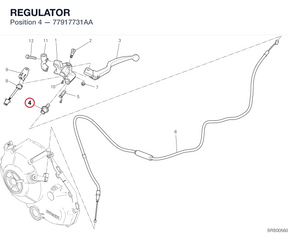 REGULATOR 77917731AA diagram position