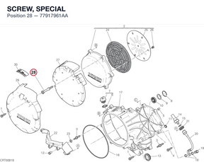 SCREW, SPECIAL 77917961AA diagram position