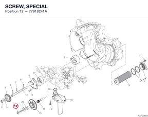 SCREW, SPECIAL 77918241A diagram position