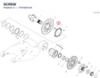 SCREW 77918261AA diagram position