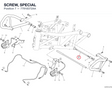 SCREW, SPECIAL 77918372AA diagram position