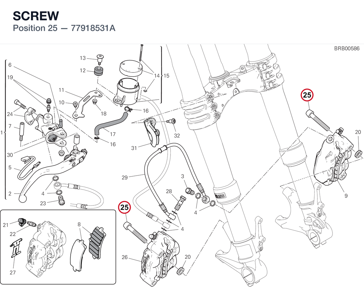 SCREW 77918531A diagram position