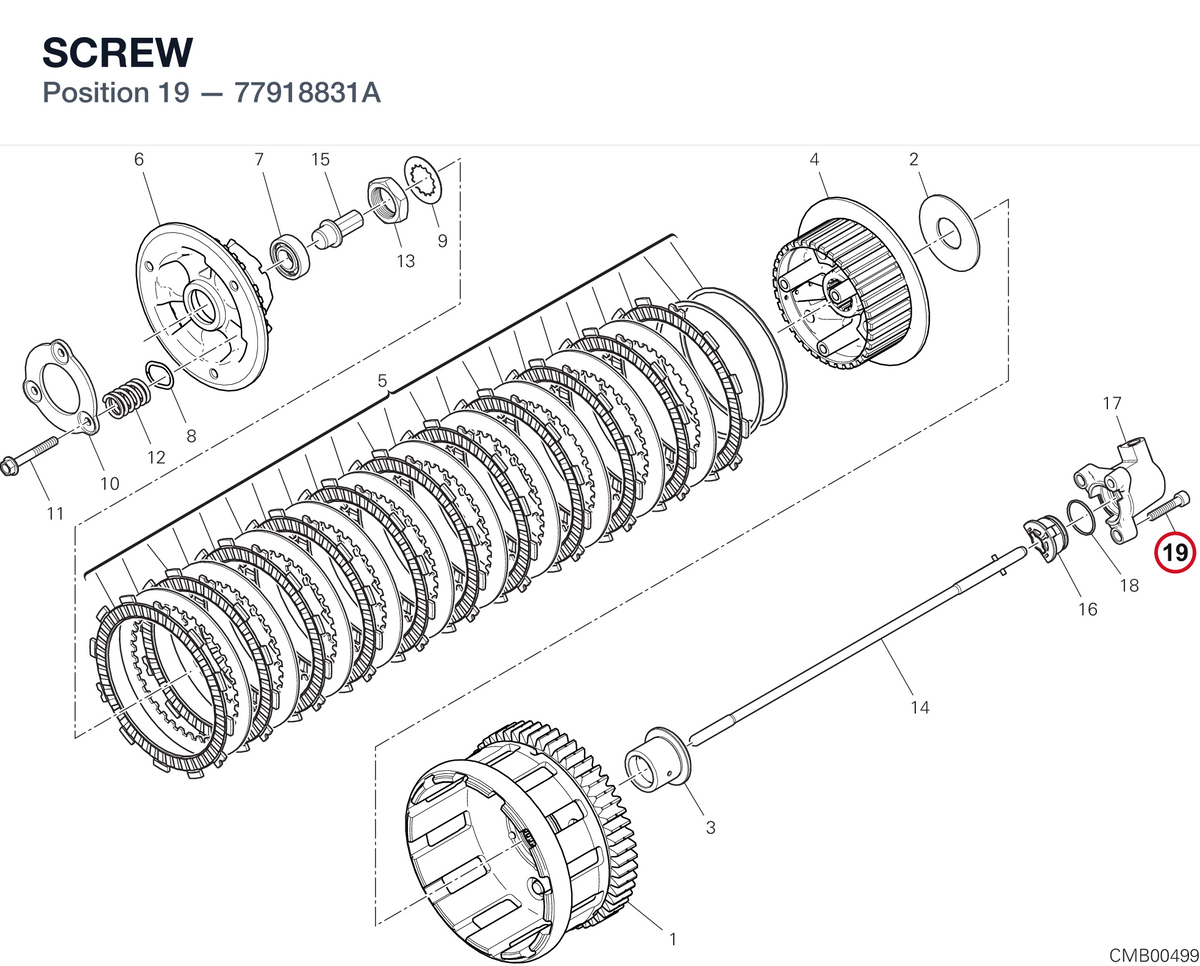 SCREW 77918831A diagram position