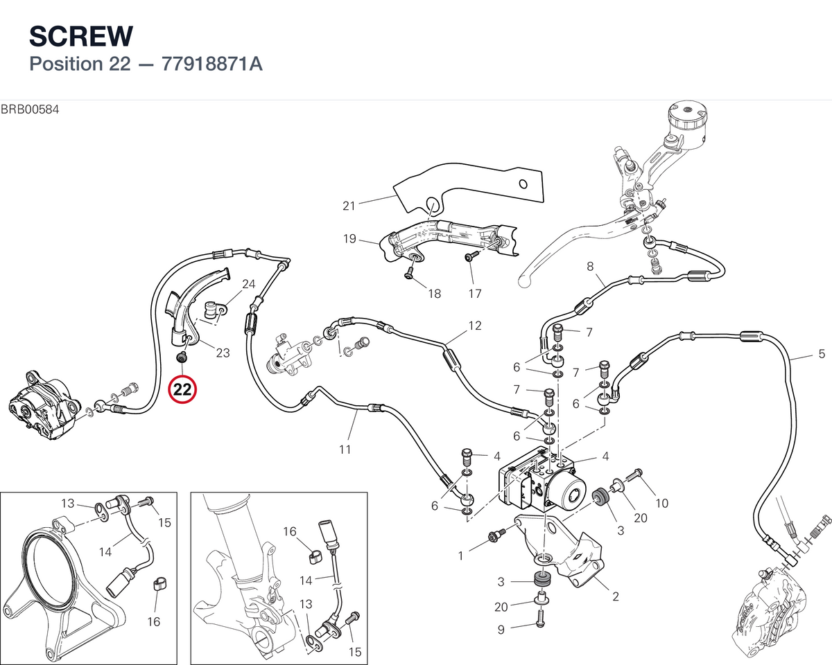 SCREW 77918871A diagram position