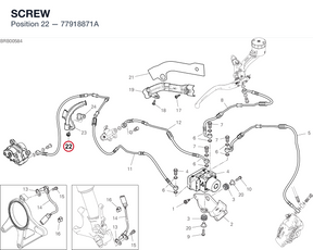 SCREW 77918871A diagram position
