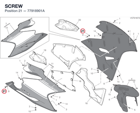 SCREW 77918901A diagram position