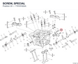 SCREW, SPECIAL 77919162AA diagram position