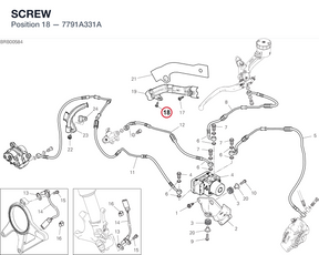 SCREW 7791A331A diagram position