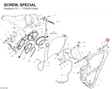 SCREW, SPECIAL 7791B112AA diagram position