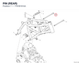 PIN (REAR) 7791B191AA diagram position