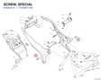 SCREW, SPECIAL 7791B211AA diagram position