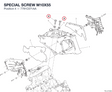 SPECIAL SCREW M10X55 7791C071AA diagram position