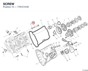 SCREW 7791C151B diagram position