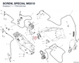 SCREW, SPECIAL M5X10 7791C221AA diagram position