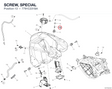 SCREW, SPECIAL 7791C231BA diagram position