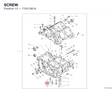 SCREW 7791C361A diagram position