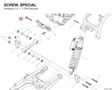 SCREW, SPECIAL 7791C381AA diagram position
