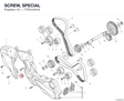 SCREW, SPECIAL 7791C441A diagram position