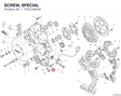 SCREW, SPECIAL 7791C482AA diagram position