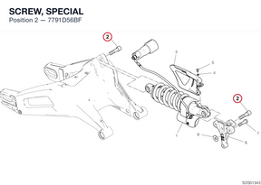 SCREW, SPECIAL 7791D56BF diagram position