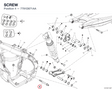 SCREW 7791D871AA diagram position