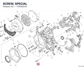 SCREW, SPECIAL 7791E241A diagram position