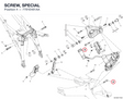 SCREW, SPECIAL 7791E481AA diagram position