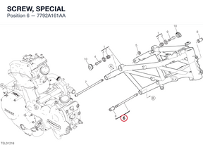 SCREW, SPECIAL 7792A161AA diagram position