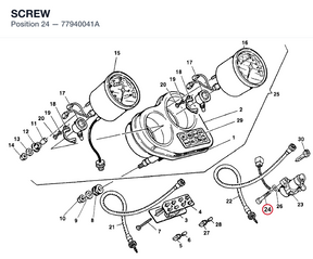 SCREW 77940041A diagram position