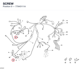 SCREW 77940111A diagram position