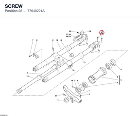 SCREW 77940221A diagram position