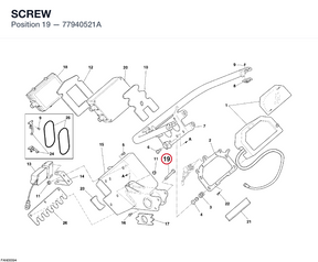 SCREW 77940521A diagram position