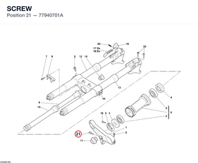 SCREW 77940701A diagram position