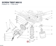 SCREW TBEIF M6X18 77941161A diagram position