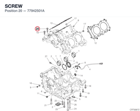 SCREW 77942501A diagram position