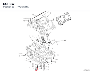 SCREW 77942511A diagram position
